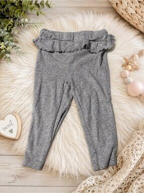 Carter's Gray Ruffle Waist Leggings